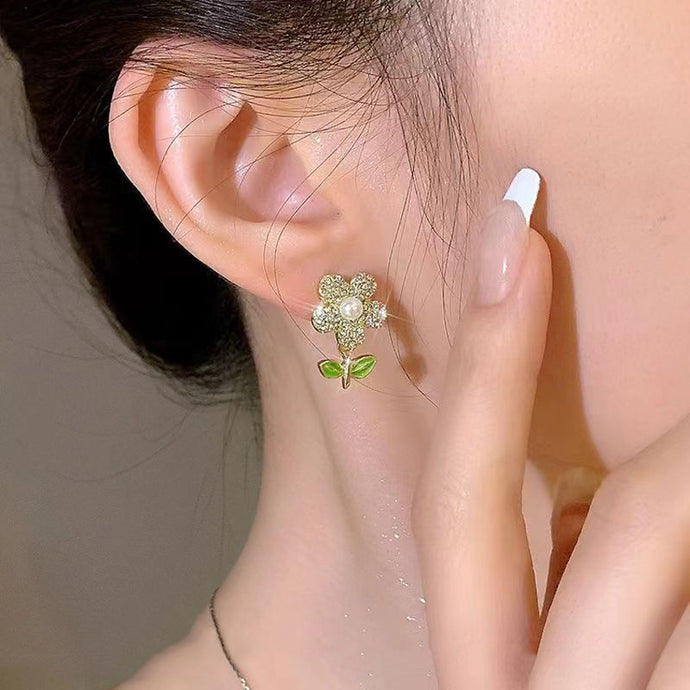 Fairy Temperament Flower Earrings