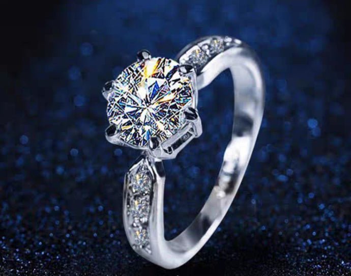 Diamond Delights Imitation Ring for Women - Adjustable