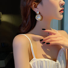 Load image into Gallery viewer, Oversize Pearl Drop Earrings for Women
