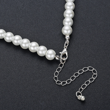 Load image into Gallery viewer, Pearl Bride Necklace Earring Set

