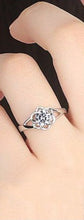 Load image into Gallery viewer, Plum Blossom Prong Diamond Ring - Adjustable
