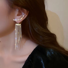 Load image into Gallery viewer, Diamonds Super Flash Multi Chain Tassel Earrings

