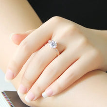 Load image into Gallery viewer, Golden Diamond Delights Imitation Ring for Women - Adjustable
