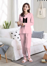 Load image into Gallery viewer, Serene Style Girls Sleepwear Night Suit
