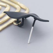 Load image into Gallery viewer, Simple Metal Back Shape Geometric Earrings
