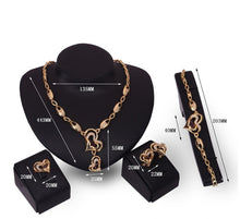 Load image into Gallery viewer, American Wedding Suit Bridal Necklace Set
