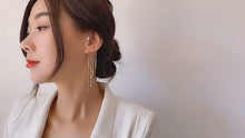 Load and play video in Gallery viewer, Ear Cuffs Tassel Dangel Earrings For Women
