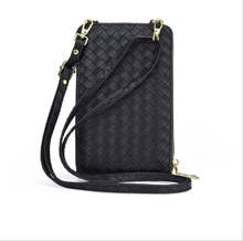 Load image into Gallery viewer, Women Woven Cell Phone Crossbody Bag
