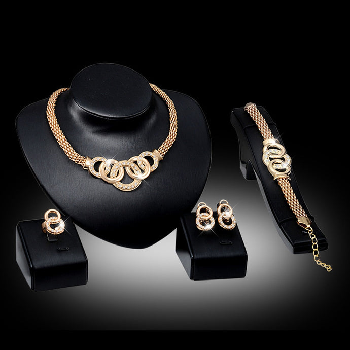 Trendilook Stylish Gold Necklace Set With Finger Ring and Bracelet – Online  Shopping site for Earrings, Necklace, Kids Accessories, Return Gifts and  More – Trendilook.com
