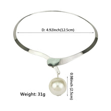 Load image into Gallery viewer, Simple Water-Wave Pearl Necklace For Women
